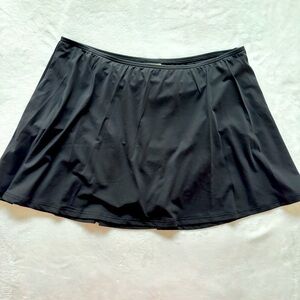 MICHAEL KORS Black Skirted Swimsuit Bottom--16
